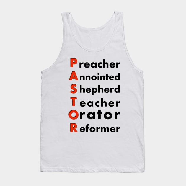 My Pastor Tank Top by ProverblyTheBest